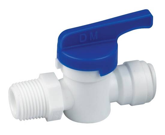 Краник-переключатель: резьба внешняя 1/2" - трубка 1/2"